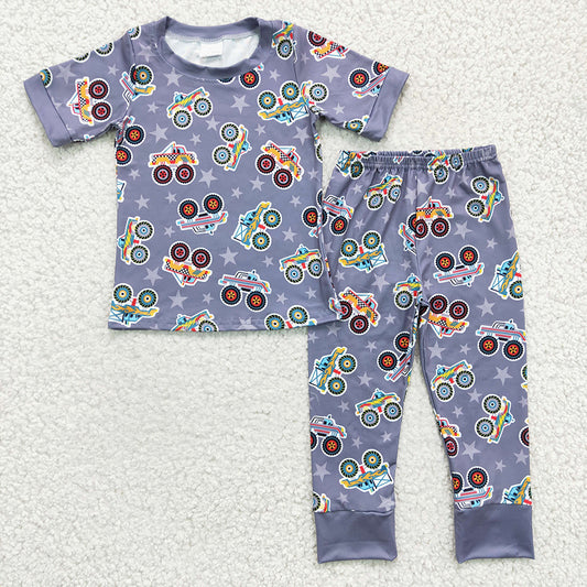 Baby Boys Truck pants pajamas clothing sets