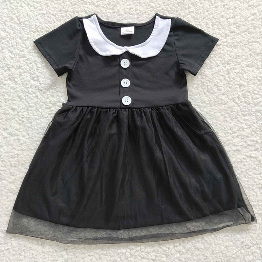 Baby Girls Black Tutu Movie Knee Length Dresses