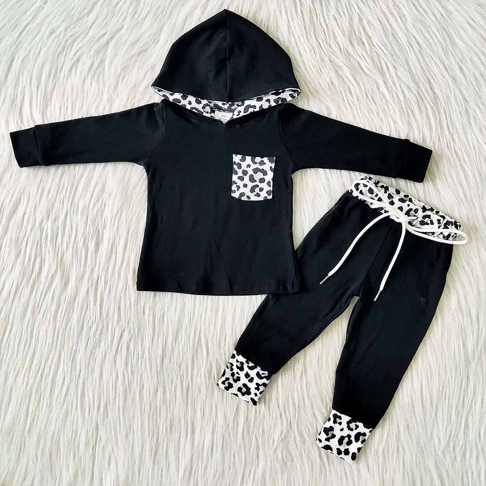 Leopard hoodie set