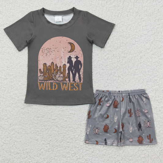 Baby Boys Wild Western Summer Shorts Sets