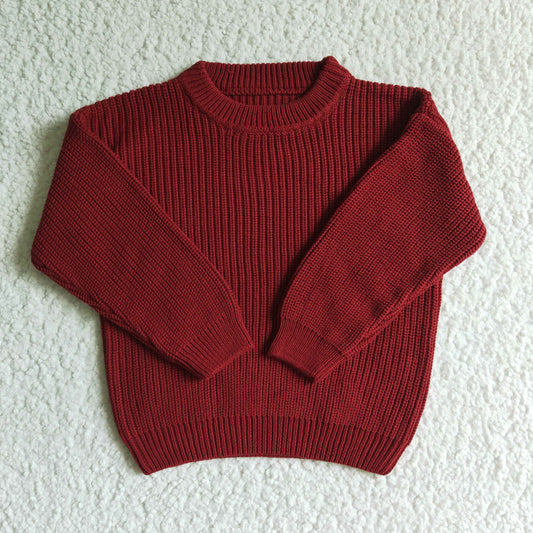 Baby Girls Fall Wine Color Sweaters