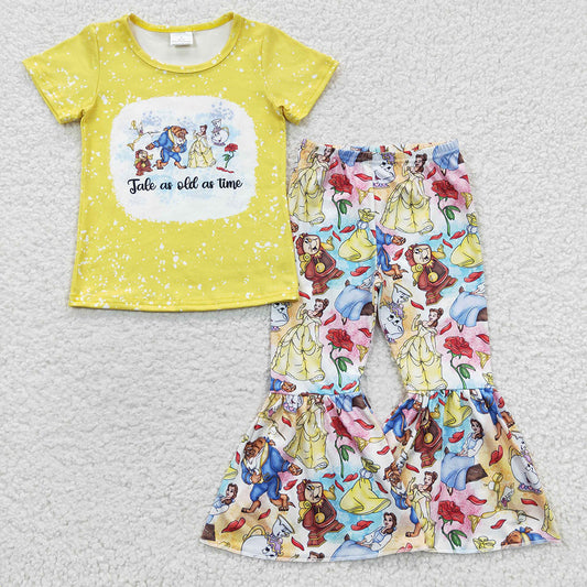 Baby Girls Take As Old As Time Bell Pants Clothes Sets